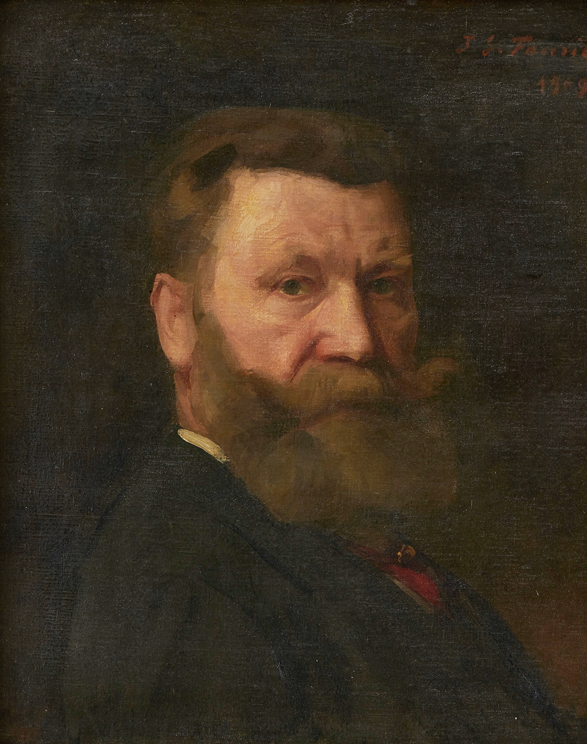 Jean Syndon-Faurie (Caniac-du-Causse 1869-Paris 1937), Karl Bossard, 1909, oil on canvas
