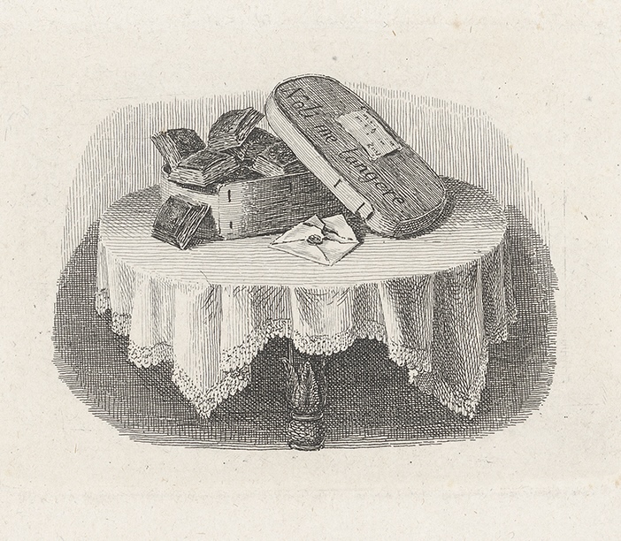 Die Spanischbrötchen, Radierung von Franz Hegi, 1818
