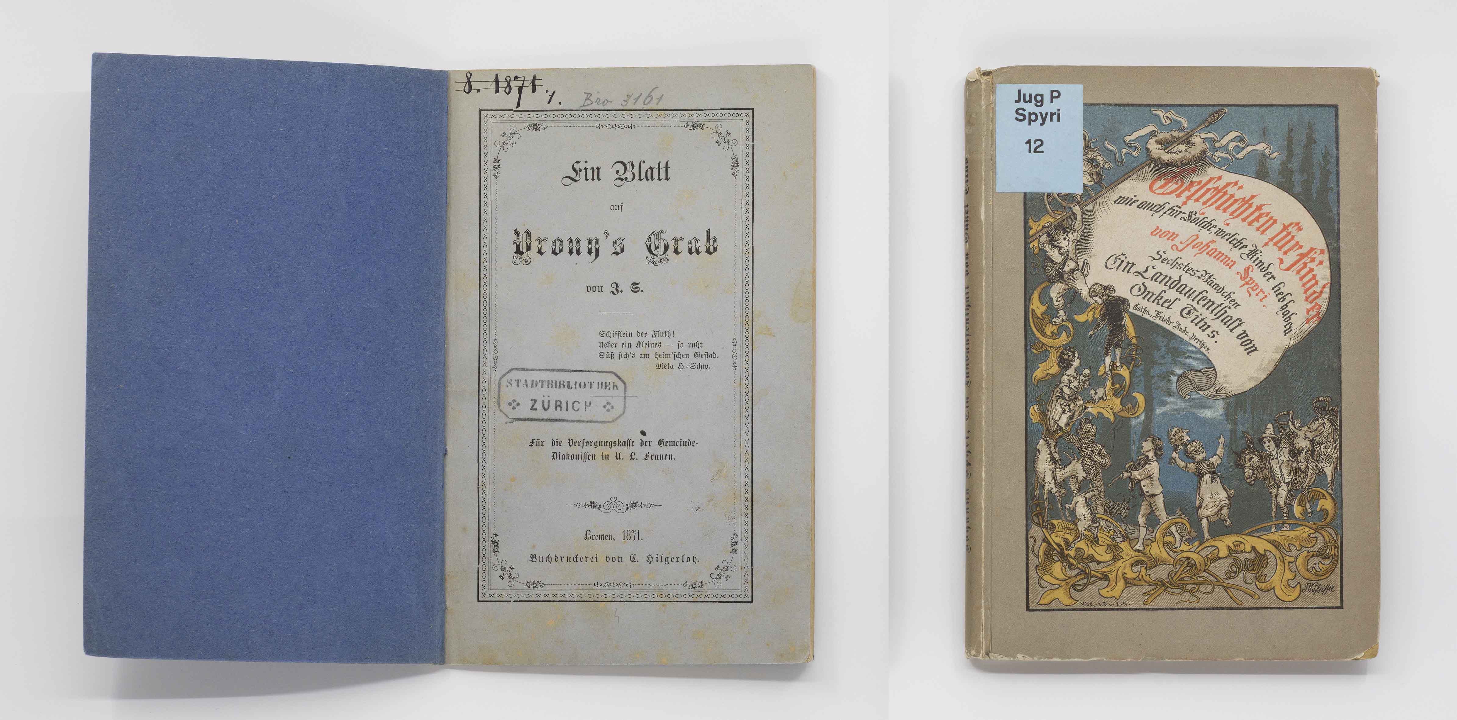 Johanna Spyris schriftstellerische Karriere begann mit einem bescheidenen B&uuml;chlein, einer Erz&auml;hlung f&uuml;r Erwachsene, die in Bremen erschien; mit ihren Geschichten f&uuml;r Kinder wurde sie zur Erfolgsautorin