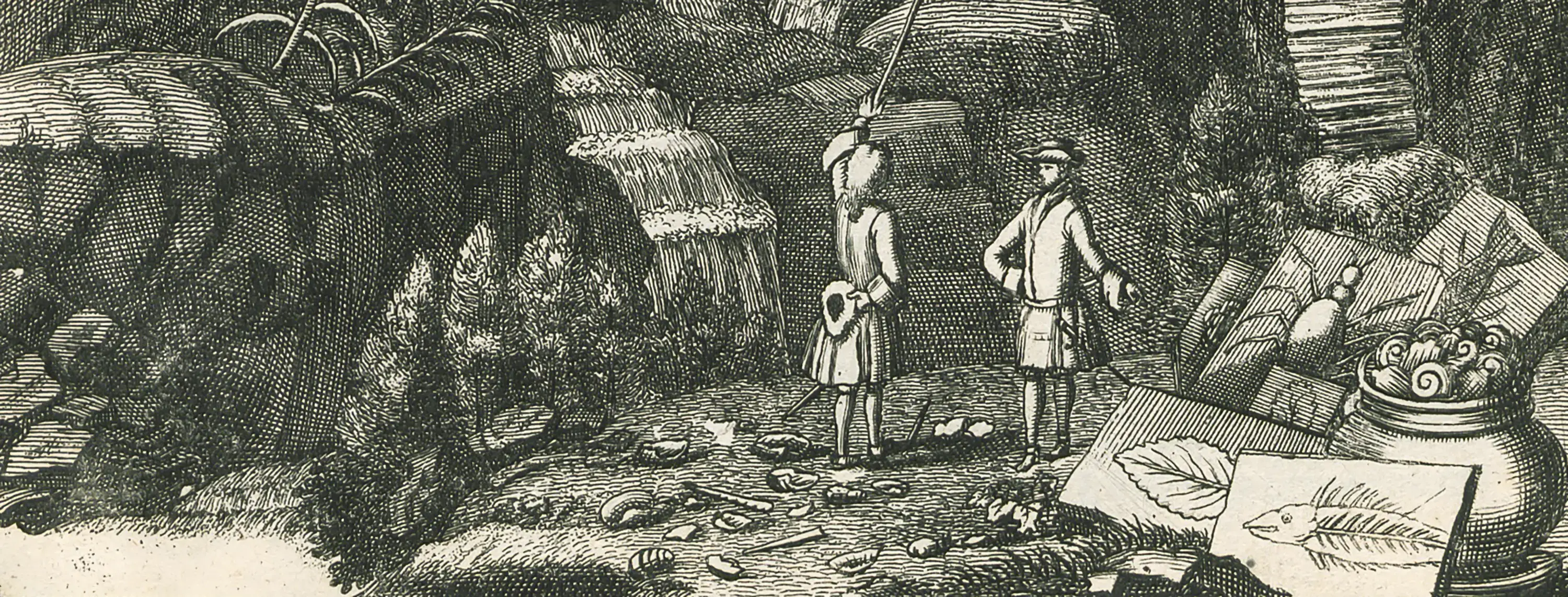 Vielschichtiges Fossil: Der Sintflutmensch von Johann Jakob Scheuchzer (1726)