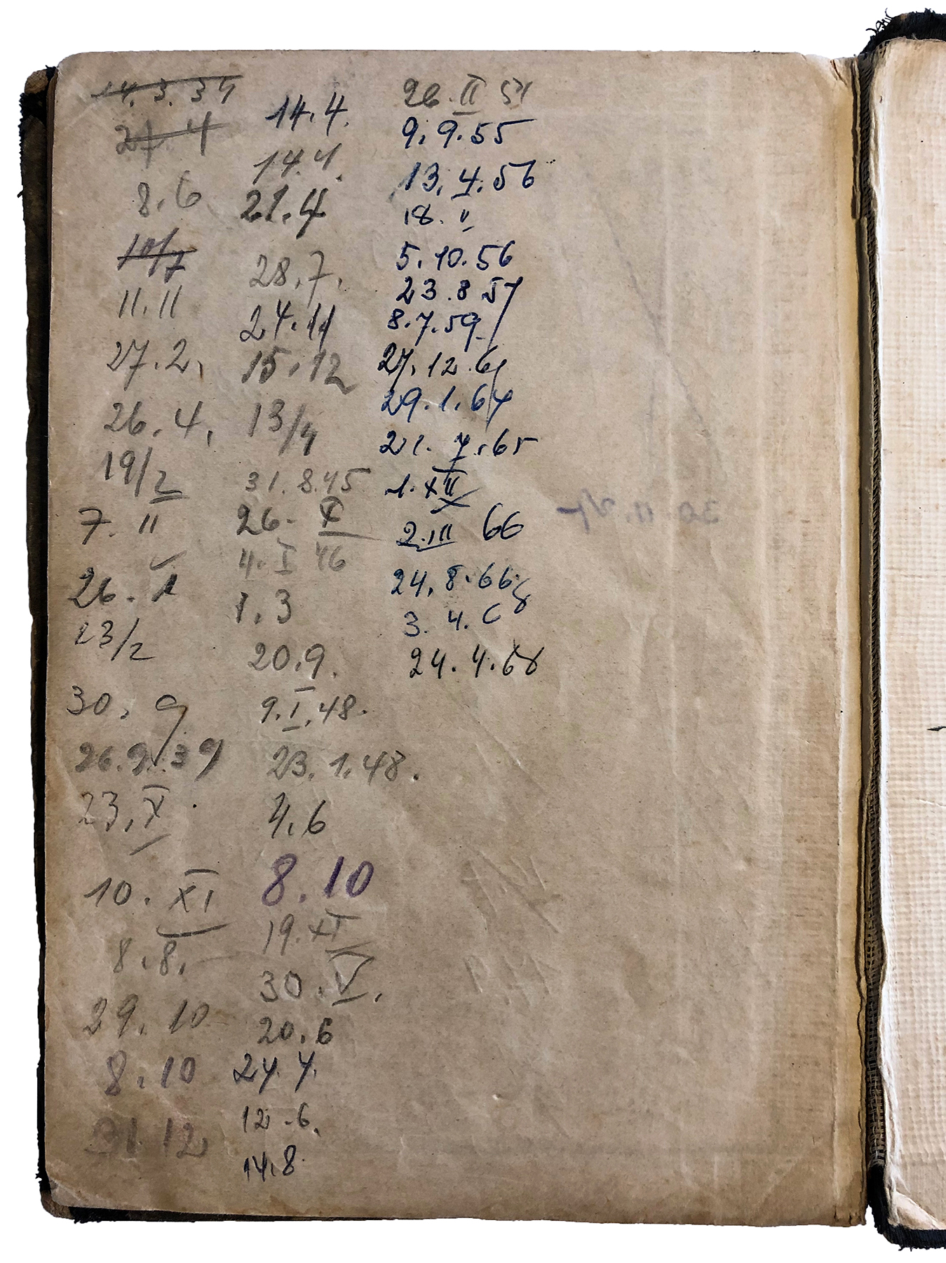 The loan notes on the endpapers attest to the fact that Kollontai's volume was regularly borrowed over the years. (Image: ZB Zürich)