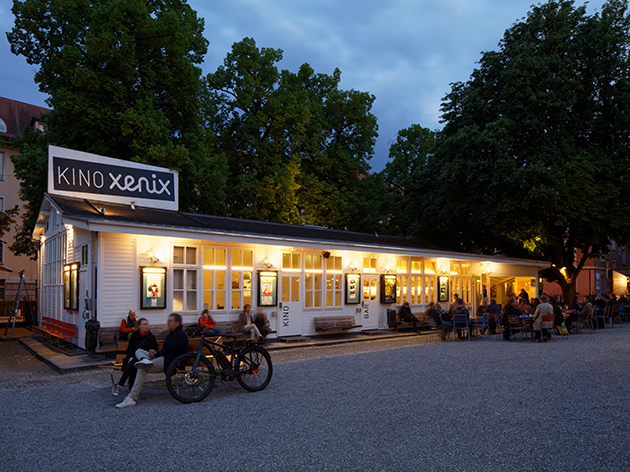 ZürichFenster, Zürich im Film, die Xenix-Kinobaracke, Fotografie von Oliver Lang, 2016