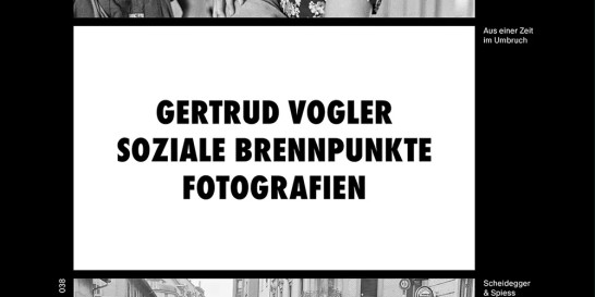 Die Zürcher Fotografin Gertrud Vogler