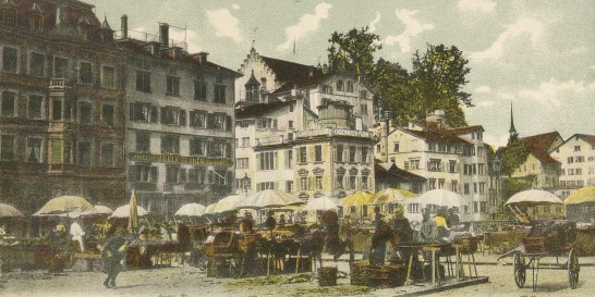Kramladen, Kurzwaren und Kaffeehaus - Geschäftstreiben im Zürich des 19. und frühen 20. Jh.
