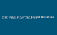 Motif-Index of German Secular Narratives from the Beginning to 1400