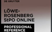 Löwe-Rosenberg StPO Online
