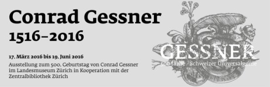 Conrad Gessner 1516-2016