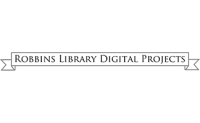 Robbins Library Digital Projects