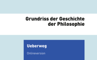 Grundriss der Geschichte der Philosophie online (wird laufend ergänzt bis ca. 2025)