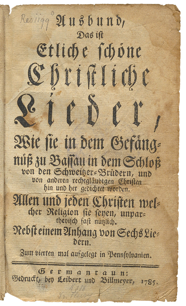 Ein Gesangbuch geht um die Welt