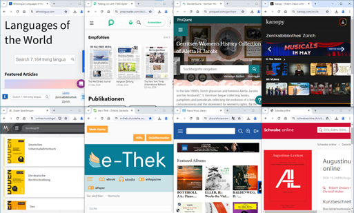 Von Streaming-Plattformen, E-Books und Datenbanken