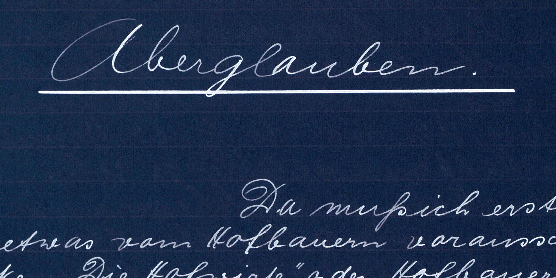 Superstition in the canton of Zurich